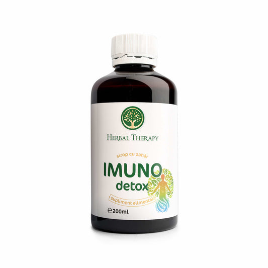 Syrup for Detoxification and Liver Protection, Imuno Detox - 15 Natural Extracts, 200 ml