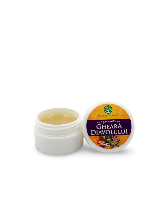Unguent cu Rădăcină de Gheara Diavolului - Antiinflamator Muscular și Articular, 20 ml