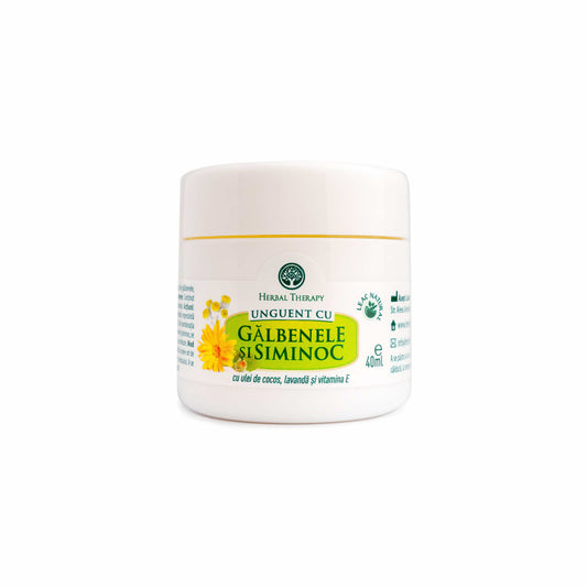 Unguent Reparator pentru Iritații - Gălbenele, Siminoc, Ulei de Cocos, Lavandă, Vitamina E, 40 ml