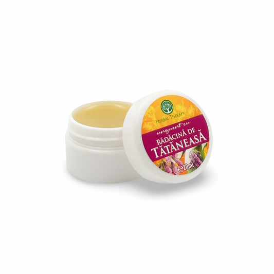 Unguent cu Rădăcină de Tătăneasă - Regenerare Rapidă Vânătăi și Entorse, 20 ml