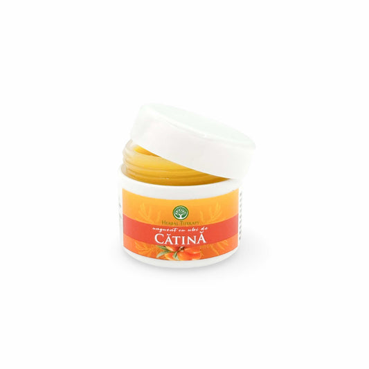 Unguent cu ulei de Cătină - Hidratare și Reparare Piele Uscată sau Deteriorată, 50 ml