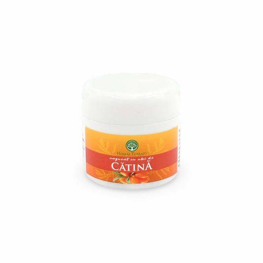 Unguent cu ulei de Cătină - Hidratare și Reparare Piele Uscată sau Deteriorată, 50 ml