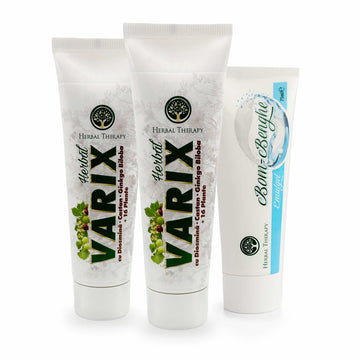 2x Crema Emulgel Varix + Gel pentru dureri de spate 75ml 🎁 Cadou