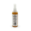 Spatele recipientului cu loțiune antiacneică pentru față și corp Herbal Therapy, 100 ml, detalii de contact și cod de bare.