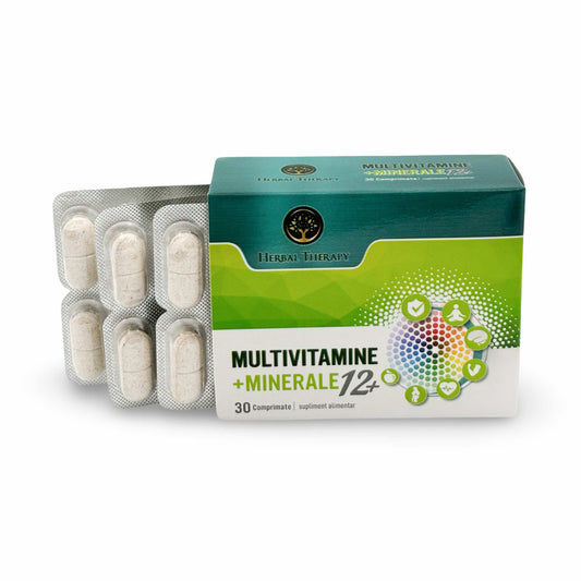 Multivitamine + Minerale 12+, 30 comprimate