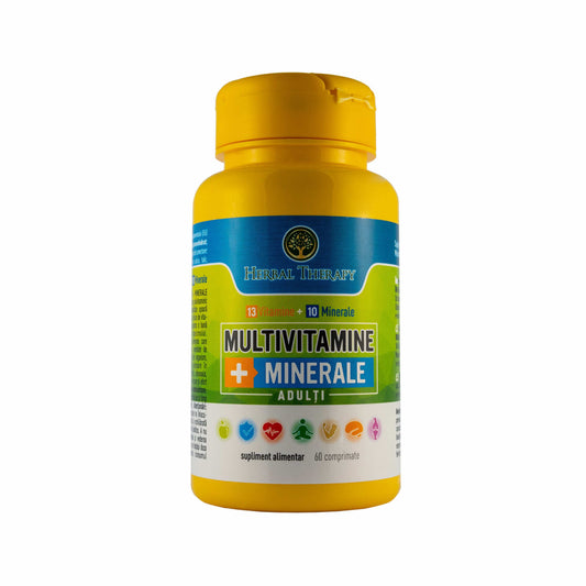 Multivitamine + Minerale Adulti, 60 comprimate