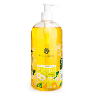 (🎁 Cadou) Săpun Lichid Catifelare și Hidratare - Extract de Mușețel și Uleiuri Naturale, 500 ml