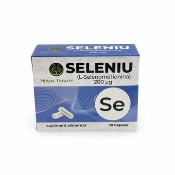 Seleniu (L-Selenometionina) 200 µg, 30 capsule