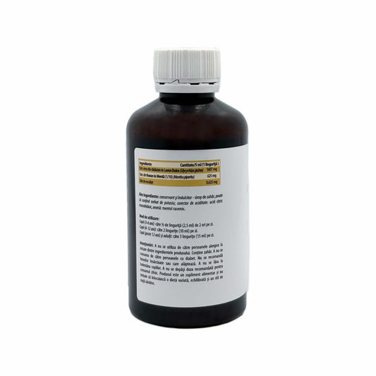 Sirop pentru Susținerea Digestiei și a Aparatului Gastro-intestinal - Imuno Lemn Dulce și Mentă, 200 ml
