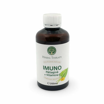 Cough and Sore Throat Syrup - Imuno Plantain and Vitamin C, 200 ml