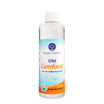 Ulei Camforat - Calmează și relaxează durerea musculară, 200 ml