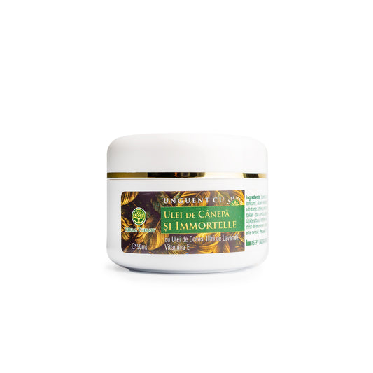 Anti-Aging Ointment - Deep Hydration with Hemp Oil and Immortelle, 50 ml