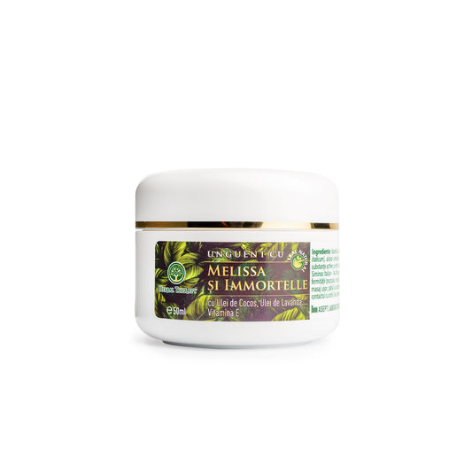 Anti-Wrinkle Ointment - Skin Rejuvenation and Elasticity with Melissa and Immortelle, 50 ml