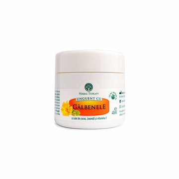 Unguent Regenerant - Gălbenele, Ulei de Cocos, Lavandă, Vitamina E, 40 ml