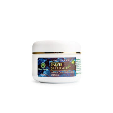 Ointment for Insect Bites and Itches - Sage and Eucalyptus, Coconut Oil, Lavender Oil, Vitamin E, 50 ml