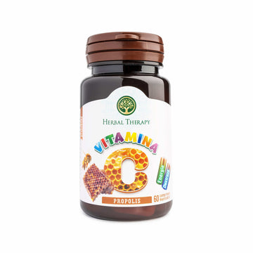 Vitamina C 100 mg, cu Propolis, 60 comprimate masticabile