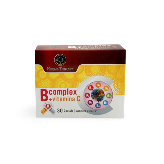 Vitamin B Complex + C - Improves nervous system function, 30 capsules