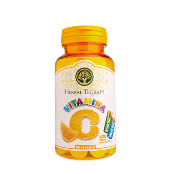 Vitamin C 100 mg, with Glucose and Orange Flavor, 120 chewable tablets