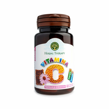 Vitamin C 100 mg, with Propolis and Echinacea - Cold Symptoms Relief, 60 Chewable Tablets