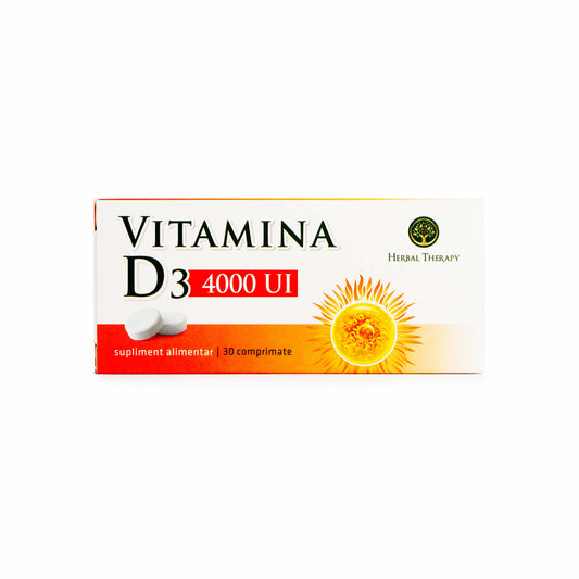 Vitamin D3 4000 IU - Regulating Calcium and Phosphorus Levels and Reducing the Risk of Chronic Diseases, 30 Tablets