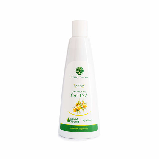 Șampon cu Extract de Cătină și Ulei de Cânepă, 300 ml