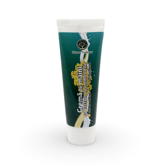 Cremă de Mâini cu Extract de Immortelle și Ulei de Cânepă, 50 ml