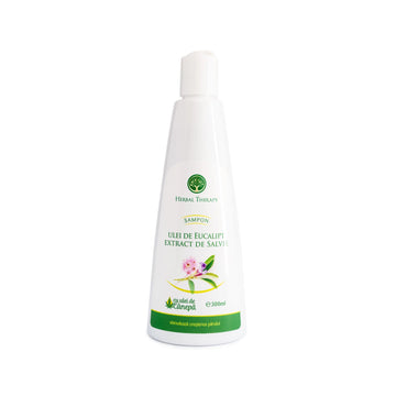Șampon Stimulează Creșterea Părului - Extract de Salvie, Ulei de Eucalipt și Ulei de Cânepă